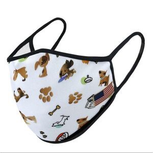 Pup and Dog Bone Face mask